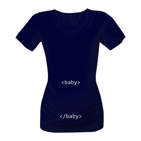 Tričko s potiskem Baby programátor