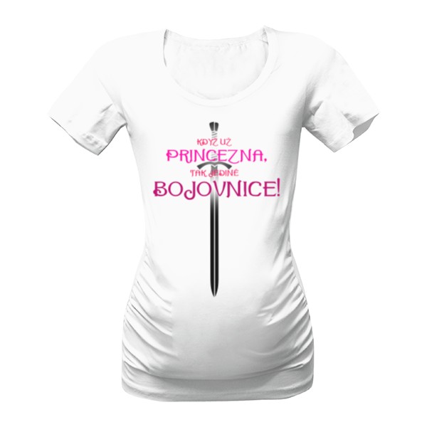 Tričko s potiskem Budoucí princezna bojovnice