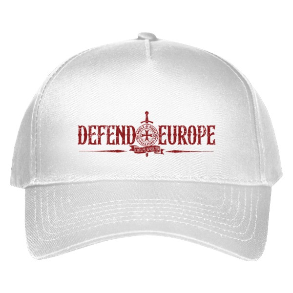 Kšiltovka s potiskem Defend Europe-Cap-Crusader