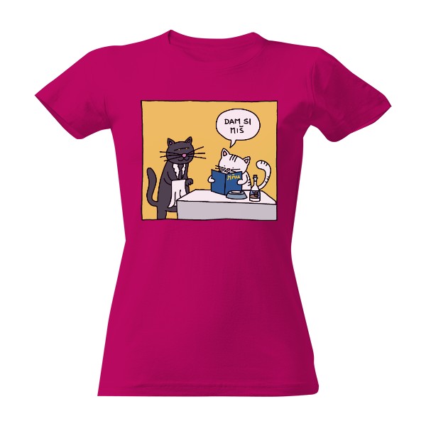 Tričko s potiskem koťě - miš