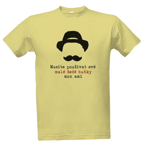 Tričko s potiskem Malé šedé buňky