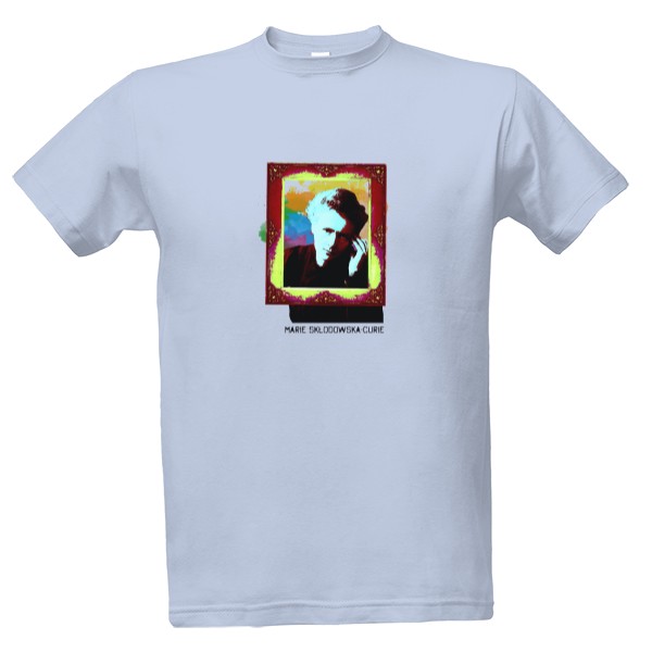 Tričko s potiskem Marie Skłodowska-Curie