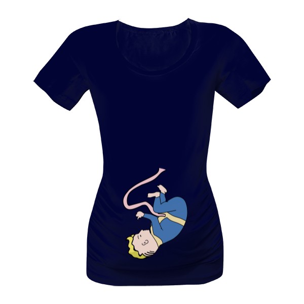 Tričko s potiskem Pip baby - fallout těhotenské