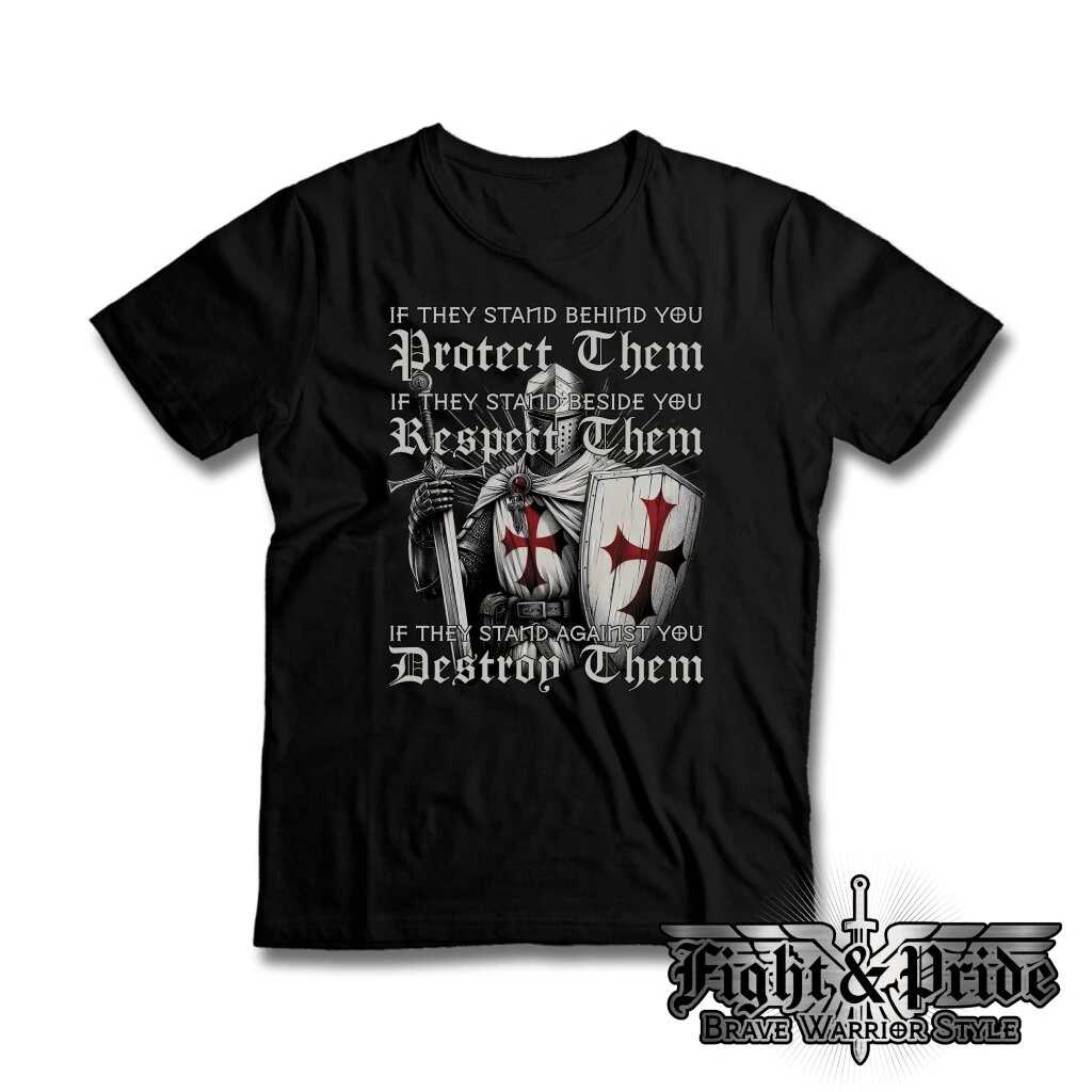 Tričko s potiskem Templář-Rytíř a nápis